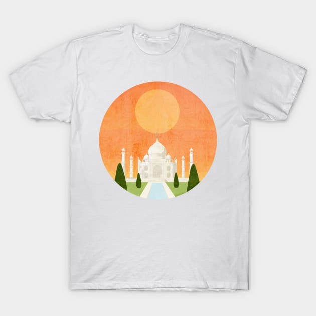 India T-Shirt by KatherineBlowerDesigns